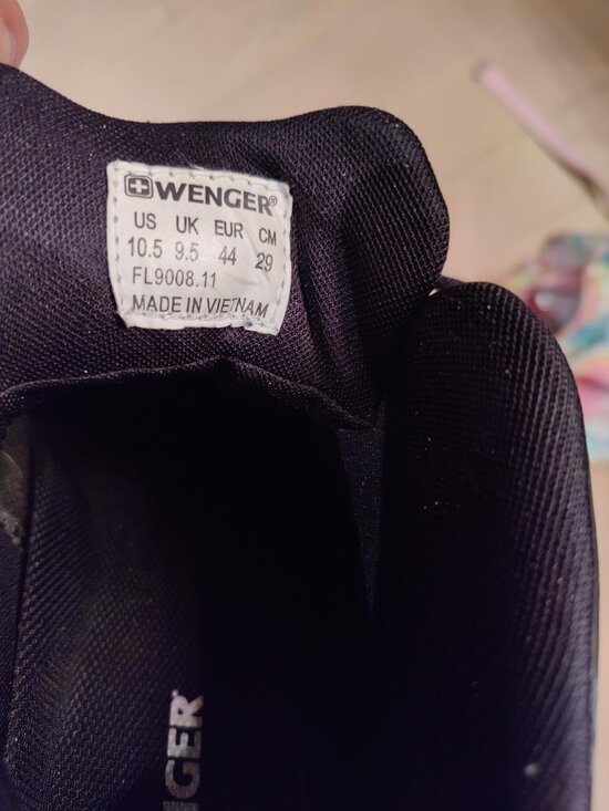 Wenger Swiss Gear Men\'s Hiking Boots Size 10.5 Gray